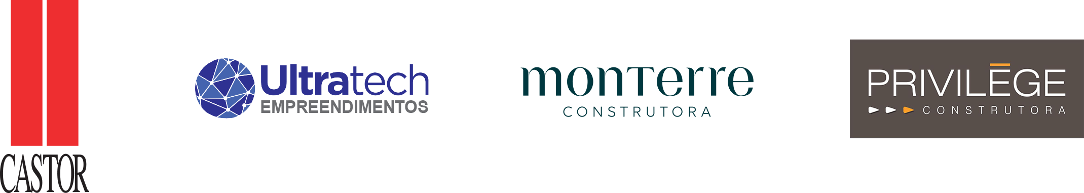 Logos Castor, Ultratech, Monterre e Privilege